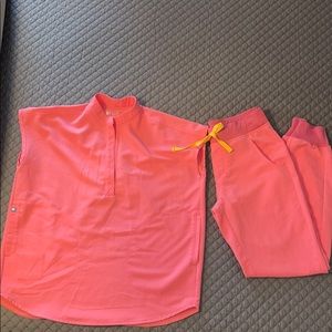 Figs limited edition neon pink